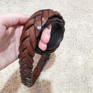 Men's Braided Leather Belt by Columbia